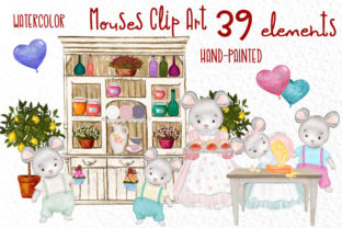 Cute Mouses Clipart & Illustrations