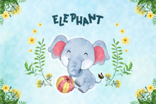 Elephant Nursery Decor & Illustrations