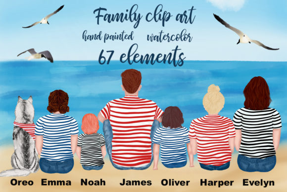 Family Cliart, People Clipart and Illustrations