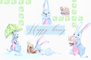 Funny Rabbit Illustrations