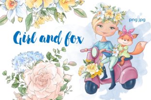 Girl and Fox Illustrations