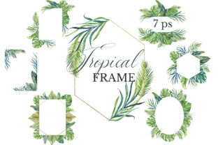Greenery Frame Clipart & Illustrations