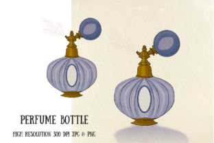 Old Fashioned Perfume Bottle Illustrations