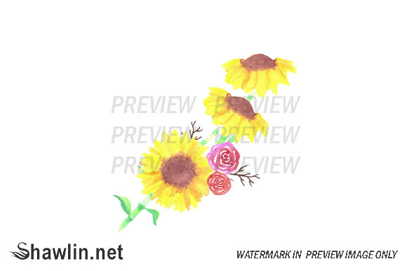 Sunflower and Roses Bouquet